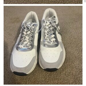 Vintage Havana White and Silver Women's Shoes